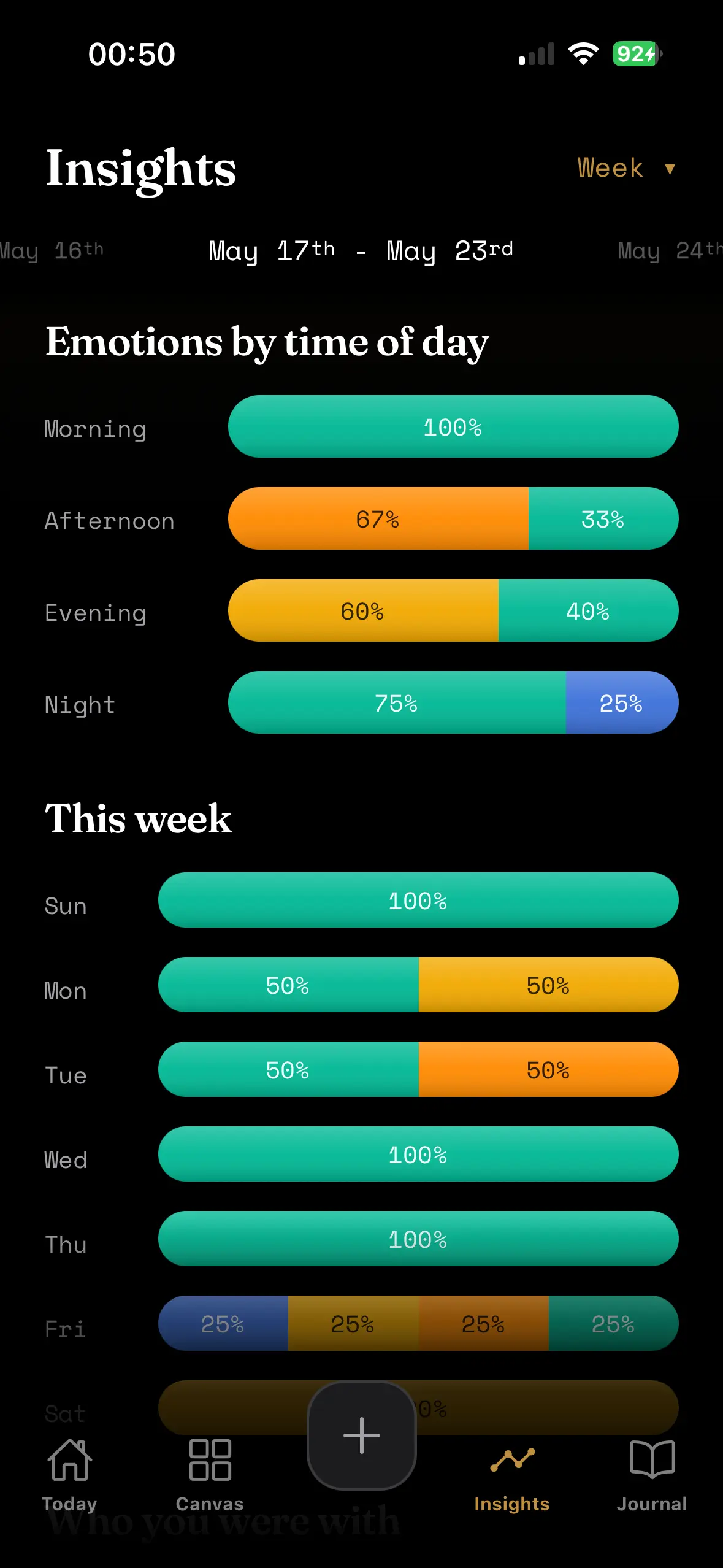 Mosaic insights screen 2