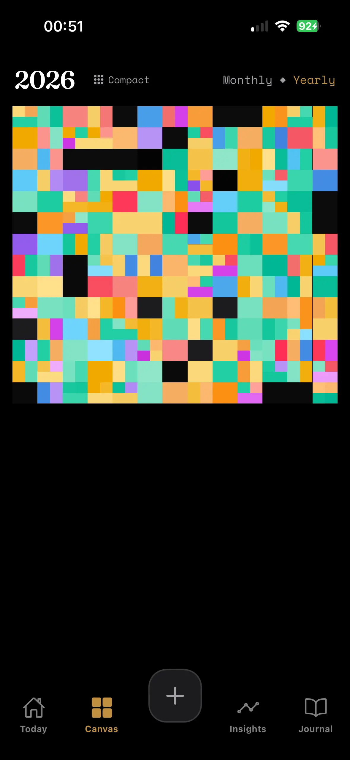 Mosaic yearly view
