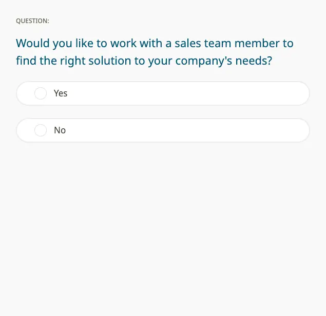 Yubico Product Finder business result directing larger security-key purchases to Customer Success.