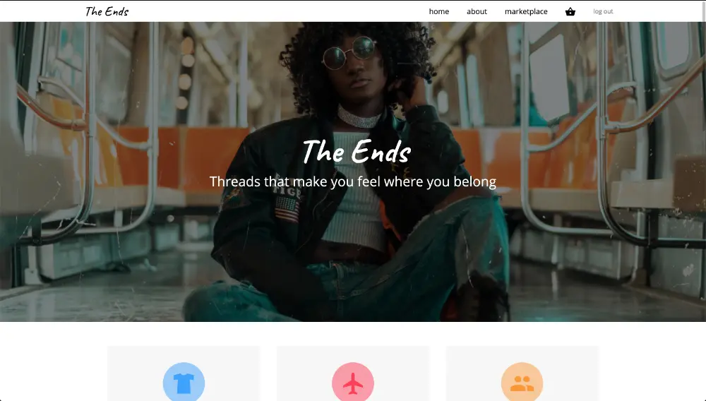 The Ends Ecommerce screenshot